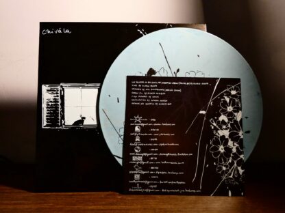 Photo of the Chivàla "II" EP Booklet Back showing some credits and all co-releasing labels